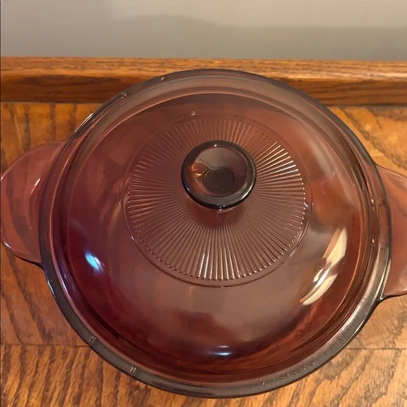 Vintage Pyrex / Corning Amethyst Purple Glass Casserole Bowl w/ Lid #1148 MCM - Picture 12 of 17